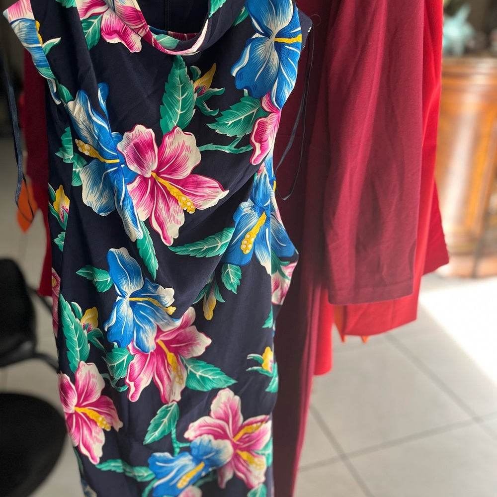 Polo by Ralph Lauren Floral Mini Dress - Multicolor thin  straps